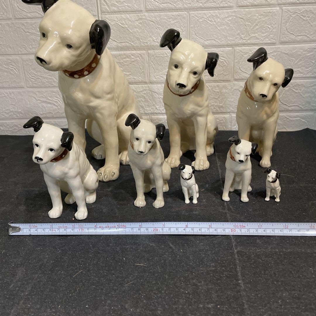 激レア 当時物 箱付き ビクター犬　ニッパー　8匹セット 昭和レトロ 激レア 当時物 箱付き ビクター犬ニッパー8匹セット 昭和レトロ